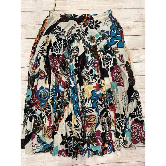 NWT Grace Elements bohemian maxi skirt vibrant, multi-colored floral Medium $68 - Picture 4 of 7
